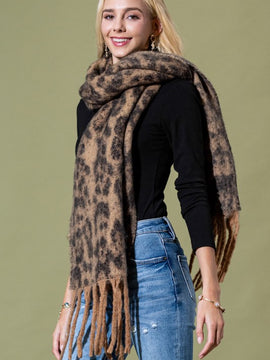 Reeva Leopard Scarf