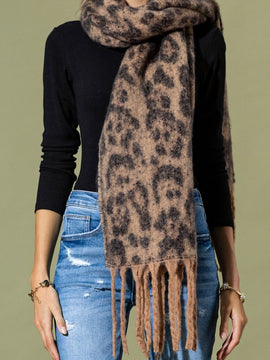 Reeva Leopard Scarf