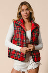 Marilyn Plaid Vest