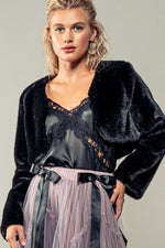 Drea Faux Fur Bolero