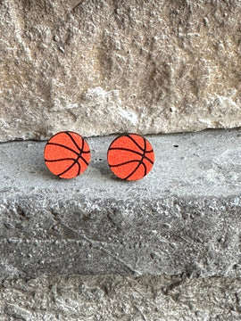 Basketball Stud Earrings