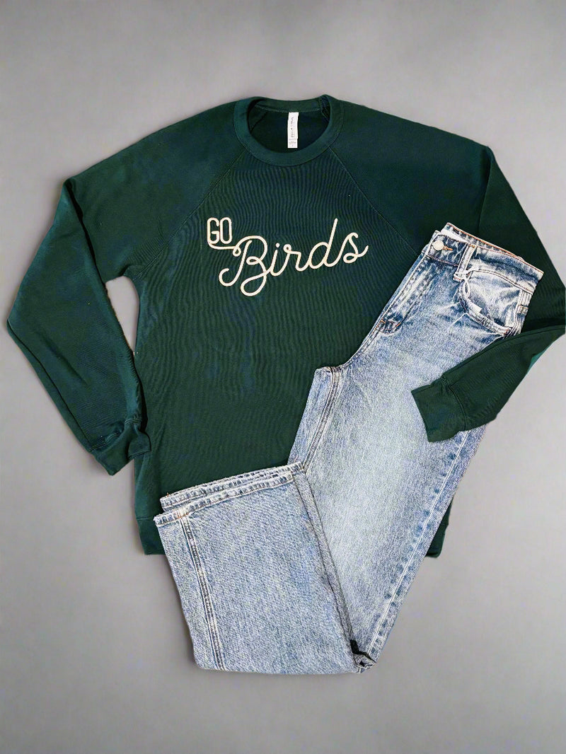 Eagles Go Birds Embroidered Sweatshirt