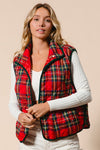 Marilyn Plaid Vest