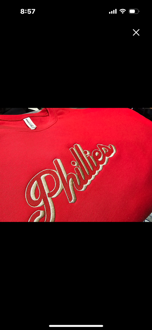 Phillies Embroidered Sweatshirt