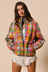 Jocelyn Plaid Quilted Jacket