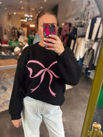 Bow Intarsia Sweater