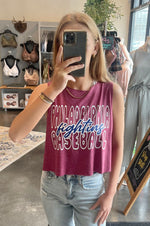 Phillies Fightins Cropped Tank Top
