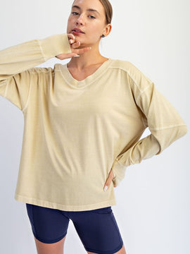Ollie Pigment Washed Top
