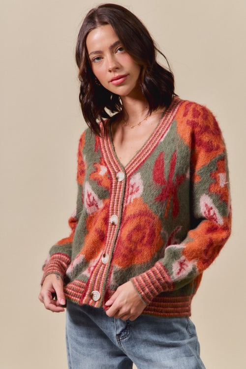 Madison Floral Cardigan