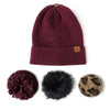 Snap It Mix & Match Pom Beanie