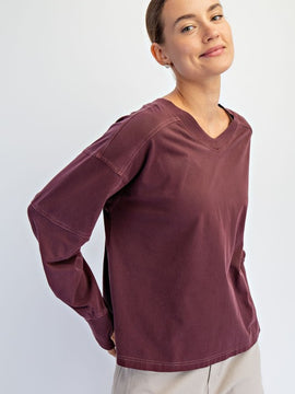 Ollie Pigment Washed Top