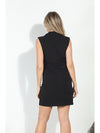 Mel Sleeveless Hi Neck Dress