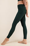 Refresh Ribbed Leggings with Pocket