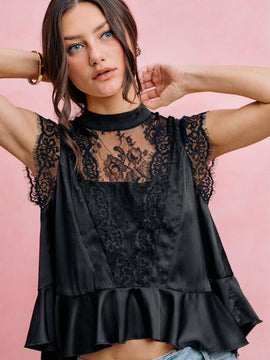 Elysa Satin Blouse