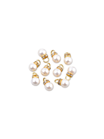 Pearl and Rhinestone Collared Charm