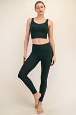 Refresh Ribbed Leggings with Pocket