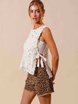 Suki Floral Crochet Top