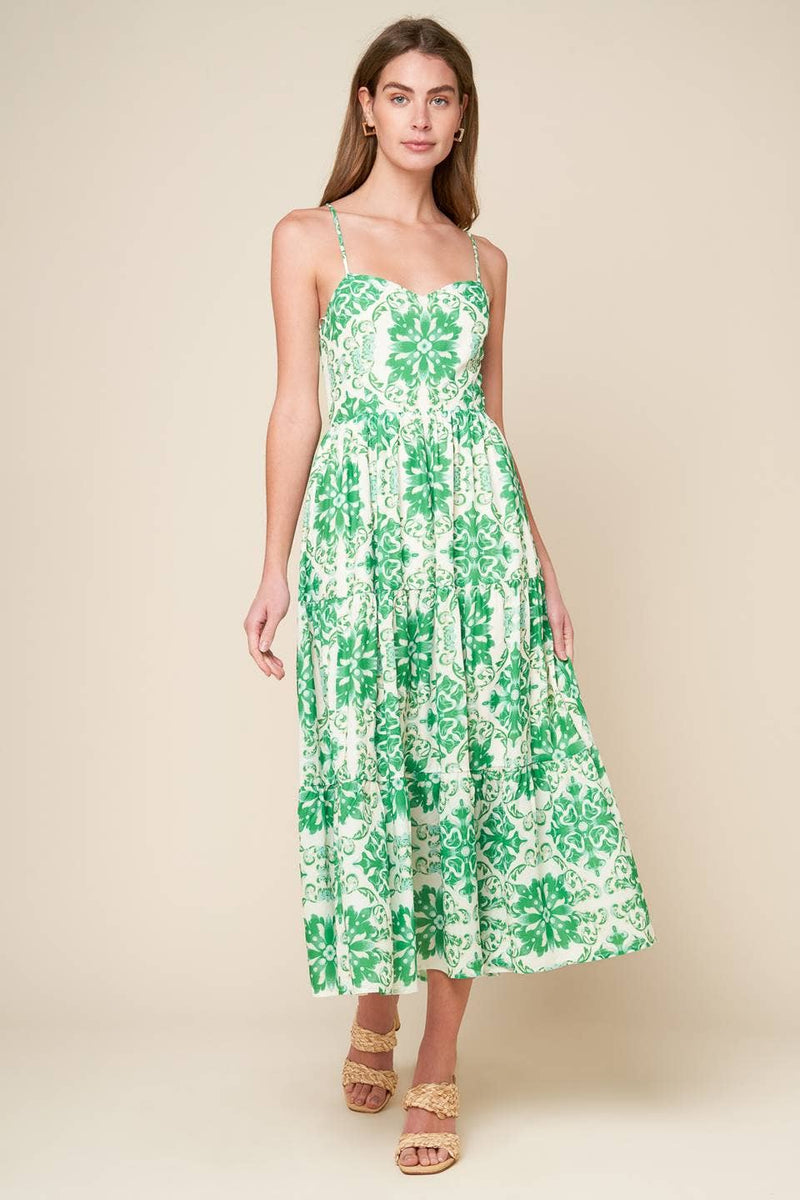 Clovers Midi Dress