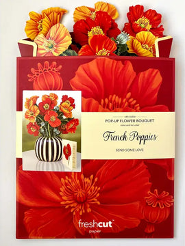 French Poppies Greeting Cards