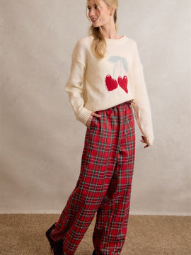 Gifted Plaid Wide Leg Pants