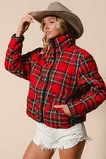 Shaya Plaid Quilted Jacket