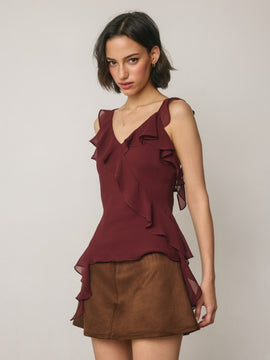 Lily Frilly Sleeveless Top