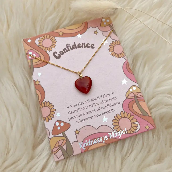 Magic Heart Gemstone Necklace