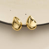 Modern Sculptural Teardrop Earrings