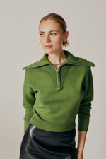 Lovelia Quarter Zip Sweater