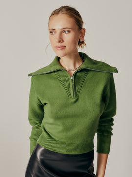 Lovelia Quarter Zip Sweater