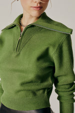 Lovelia Quarter Zip Sweater