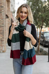 Collegiate Rib Knit Scarf