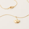Ginko Leaf Gold Plated Necklace