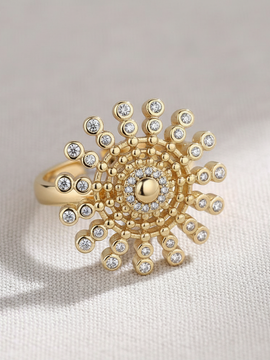 Sunflower Rotating Ring