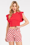 Grand Slam Checkered Shorts