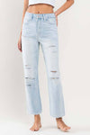 Youth Crop Distressed Denim