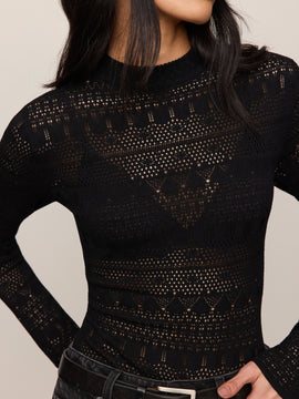 Avery Pointelle Top
