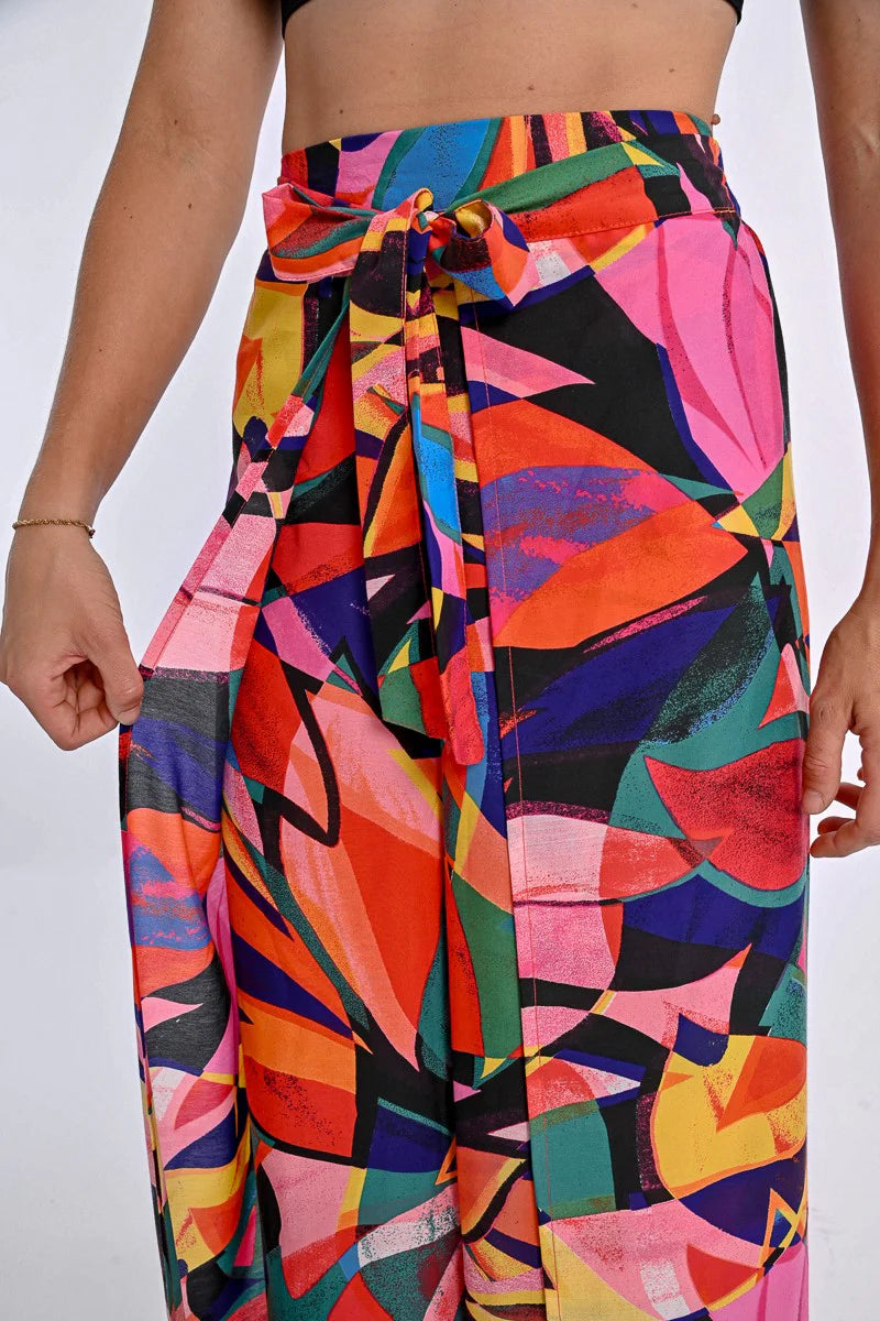 Biza Tie Front Pants