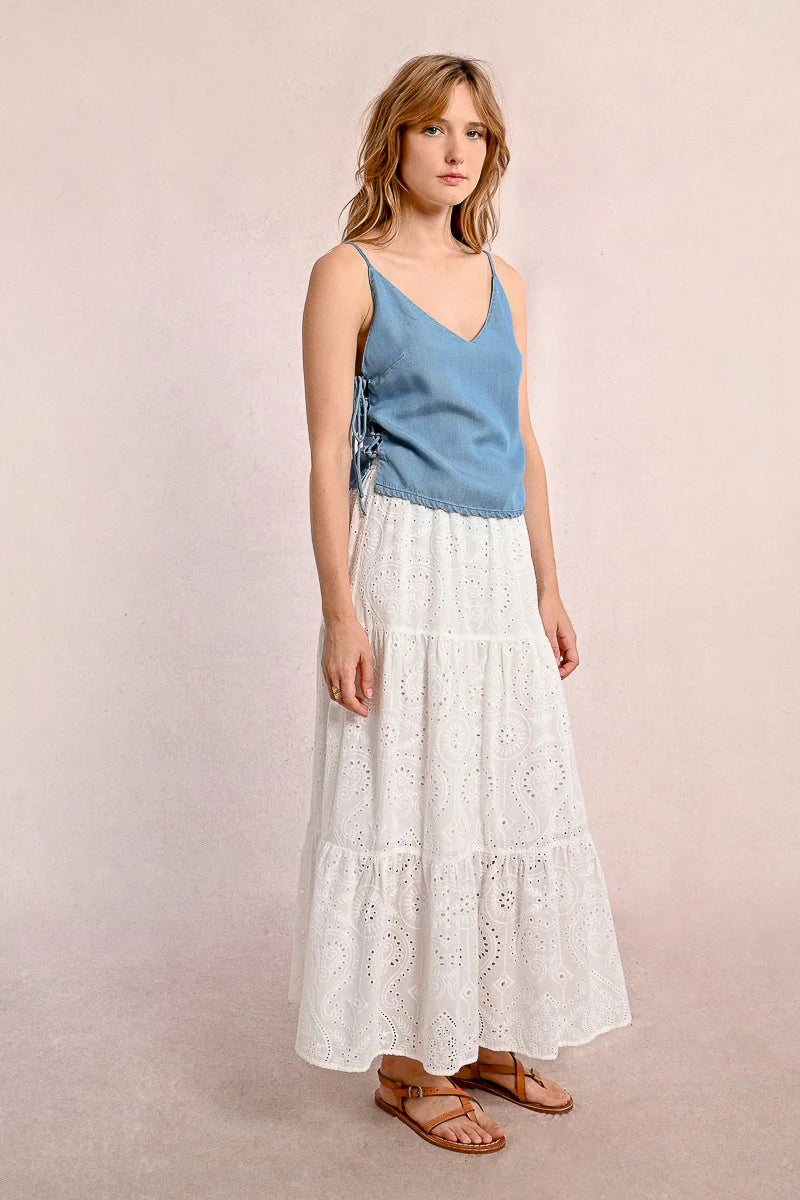 Cara Laced Tencel Tank Top