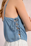 Cara Laced Tencel Tank Top