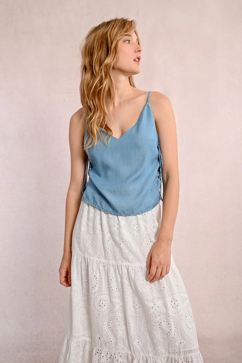 Cara Laced Tencel Tank Top