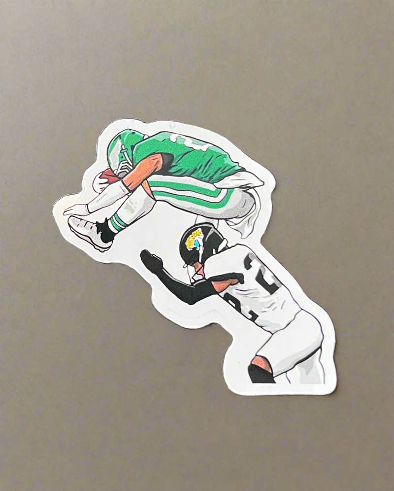 Reverse Hurdle Barkley Sticker