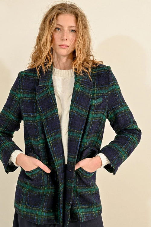 Davis Plaid Brushed Jacket