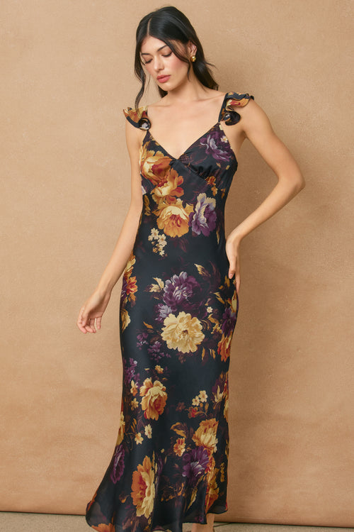 Hidden Haven Floral Maxi Dress