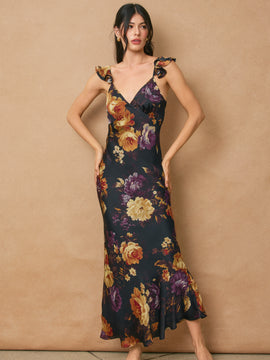 Hidden Haven Floral Maxi Dress