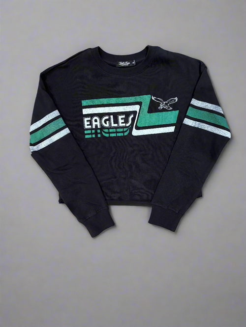 Eagles Retro Crop Fleece Top