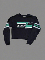 Eagles Retro Crop Fleece Top