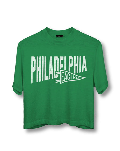 Eagles Dual Threat Cropped Tee