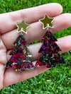 Confetti Tree Earrings