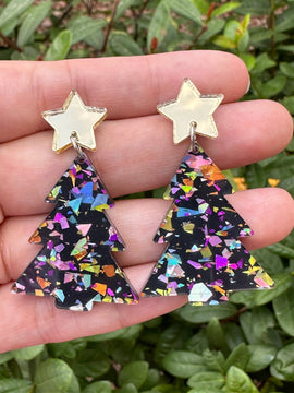 Confetti Tree Earrings